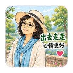 果嶺手繪圖女孩