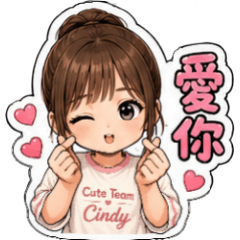 Cindy的Q版貼圖第一集