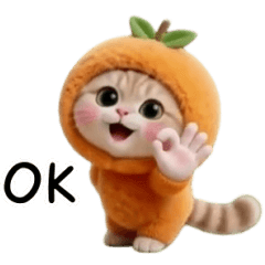 Real Orange Kitty : OK!!