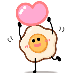 Cute egg sticker 02
