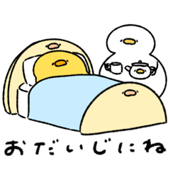 気遣うへんてこなアヒル
