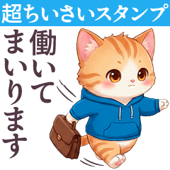 超ちいさい 省スペース パーカーねこ 日常
