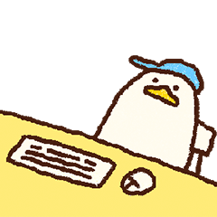 Here comes the lazy duck!