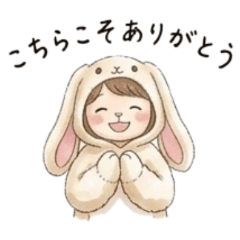 A boy who wants to be a rabbit