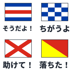 Bendera sinyal internasional dengan makn