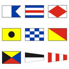 Bendera sinyal internasional (tanpa teks