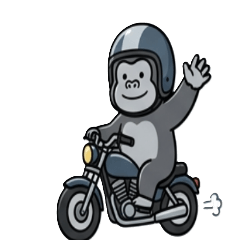 Biker Gorilla - Touring Fun