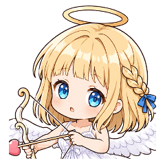 Cute Chibi Angel LINE Sticker Set