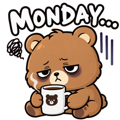 Monday Bear - Work Life