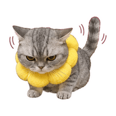 The Grumpy Daisy Cat