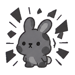 炭灰黑兔✦情緒日常