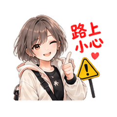 短髪彼女｜道中気をつけて