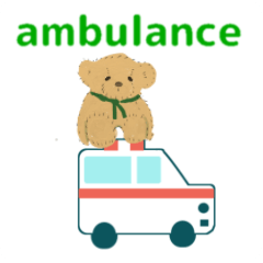 move ambulance doctor car English ver