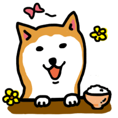 SHIBA DOG KURUMI's Sticker