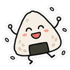 超小貼圖：掉屑屑飯糰