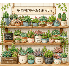 Cozy Succulents & Cactus Stickers