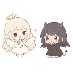 The Sharp-Tongued Angel& the Timid Devil