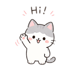 Striped Cat Daily Stickers 2