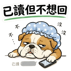 浴帽鬥牛犬的厭世日常