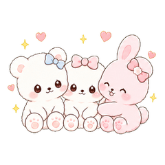 Pinon Milku Momone Animated Stickers