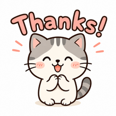 Cute Tabby Cat  Everyday Messages
