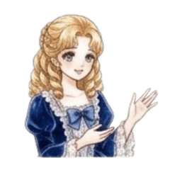 [No text]Manga-style young lady7