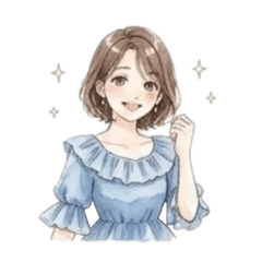 [No text]Manga-style young lady8
