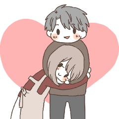 Couple Sticker When Words Are Not Enough