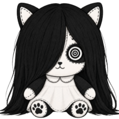 Black Hair Cat Horror
