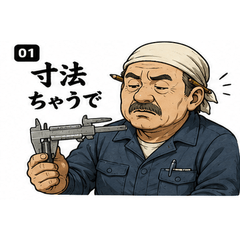 Machikoba Ossan Stickers Vol. 1