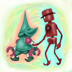 Red bot and Green bot