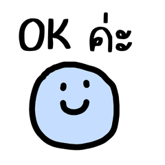 Cute Blue Doodle by Ngingi