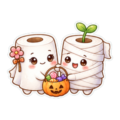 Tissue Ghost Buddies