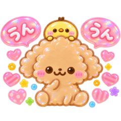fuwamoco toypoodle sticker