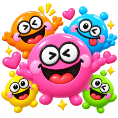 colorful monster BIG