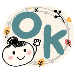 Round girl honorific Sticker 2