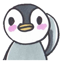 Hand drawn Penguin Sticker