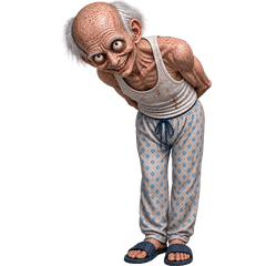 Creepy Grandpa's Daily Life