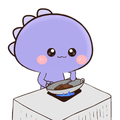 Purple Dino 4 : Pop-up stickers