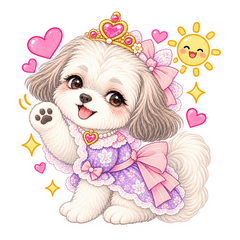 Koko's Sassy Princess Stickers