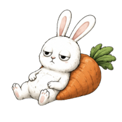 Half-Lidded Bunny: Zero Motivation