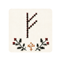 Cross-Stitch Runes & Greetings