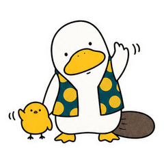 Pokke and Mame: Quiet Daily Stickers