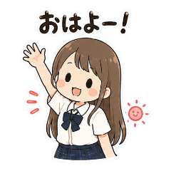 Yuru JK Daily Stickers
