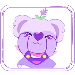 Purple Koala 會動了！(對你♥ ♥ ♥不完)