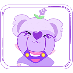 Purple Koala(對你♥ ♥ ♥不完)