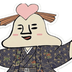 Heian Noble: Human-Faced Mochi-Bi