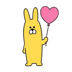 Happy Long Bunny