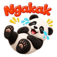 Cute Panda Indonesian Sayings 2