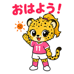 Cheetah Soccer Girl Daily Popup